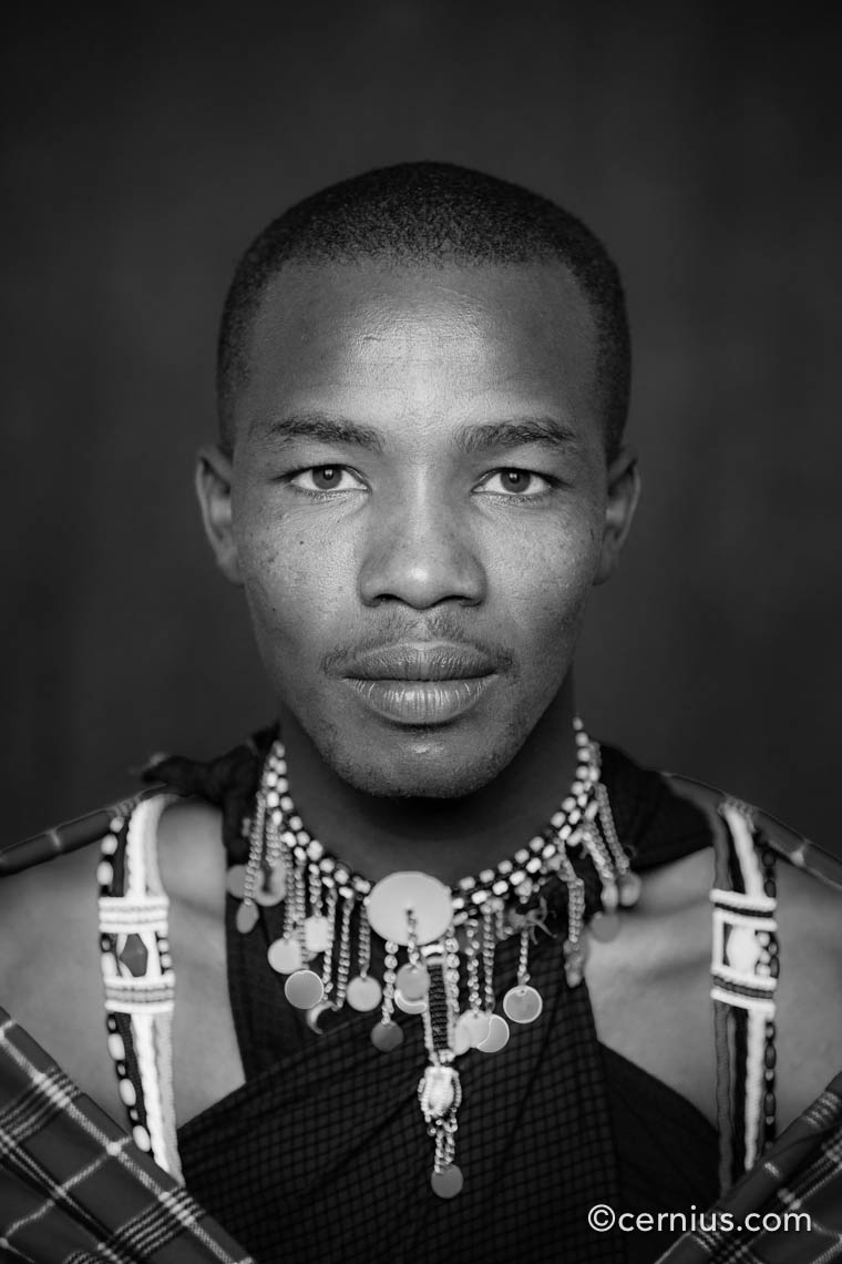 Portrait of a Masai Warrior, Kenya