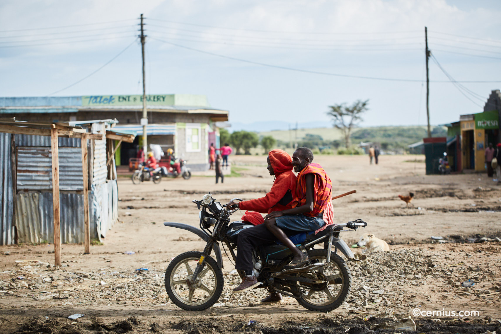 Motorcycle Ride in Takek, Narok County, Kenya | Juozas Cernius