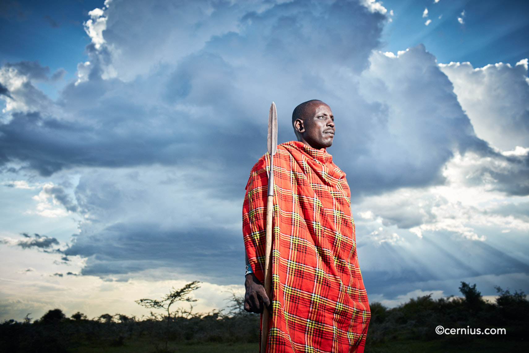 Masai Herdsman Kenya